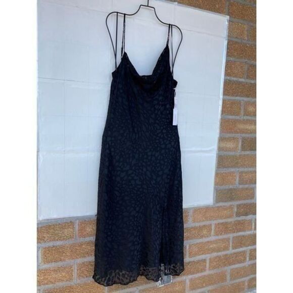 Good American Cowl Asymmetrical Dress 3/ large - Picture 6 of 12